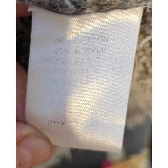 Umgee Long Duster Sweater Open Front Cardigan Tan Cream Black Stripe Womens‎ 1XL - Picture 9 of 10